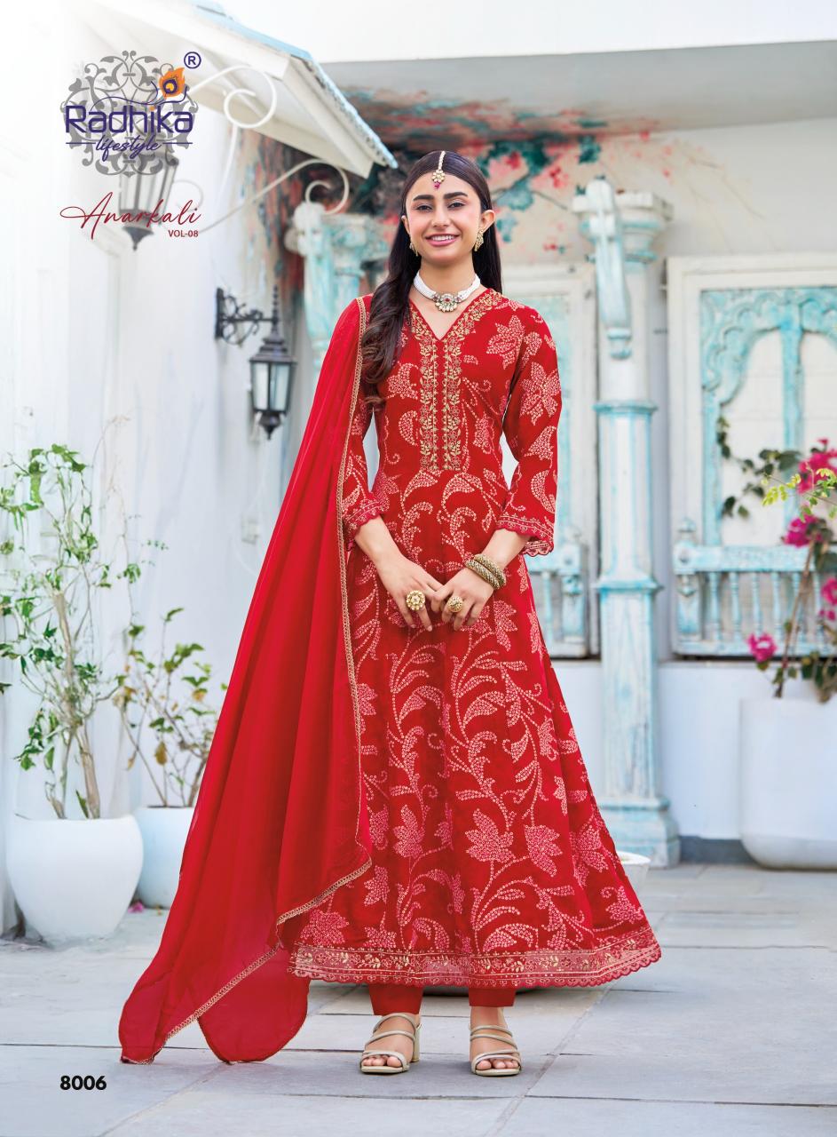 Radhika LifeStyle Anarkali Vol 8 Catalog anarkali kurtis wholesale online