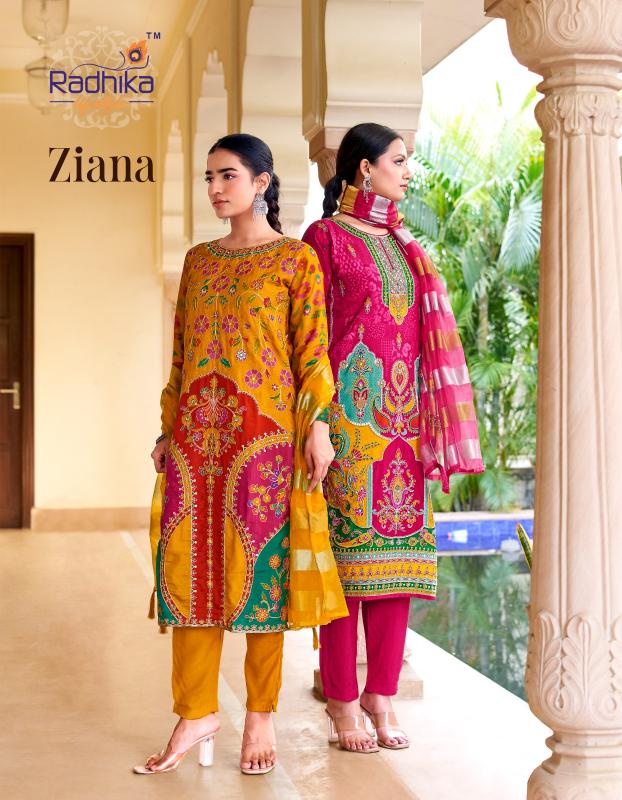 Radhika Lifestyle Ziana vol 1 catalog kurtis in kerala wholesale