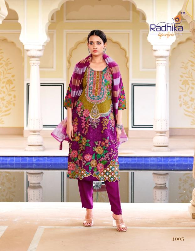 Radhika Lifestyle Ziana vol 1 catalog kurtis in kerala wholesale