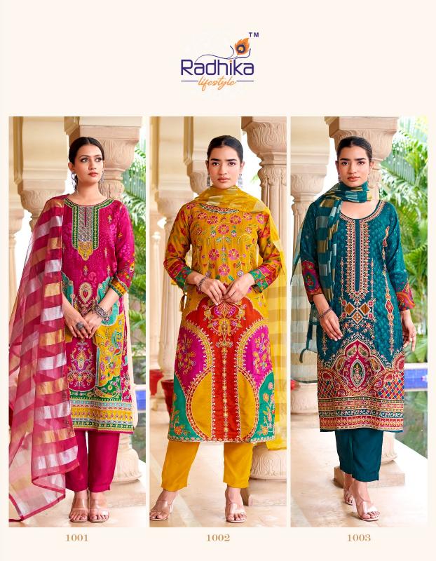 Radhika Lifestyle Ziana vol 1 catalog kurtis in kerala wholesale