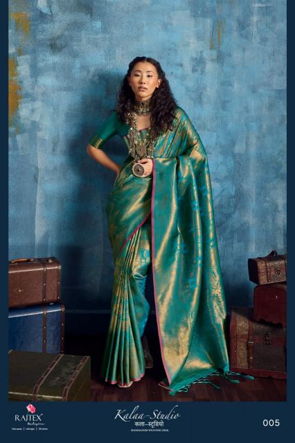 Rajtex Kalaa Studio catalog pure silk sarees wholesale