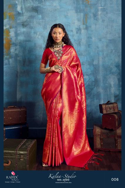 Rajtex Kalaa Studio catalog pure silk sarees wholesale