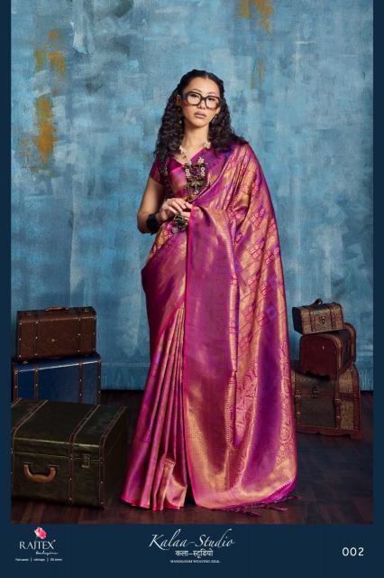 Rajtex Kalaa Studio catalog pure silk sarees wholesale