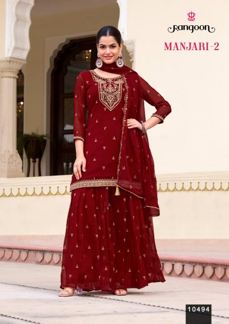 Rangoon Manjari vol 2 catalog kurti wholesale price delhi