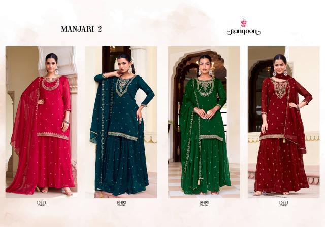 Rangoon Manjari vol 2 catalog kurti wholesale price delhi