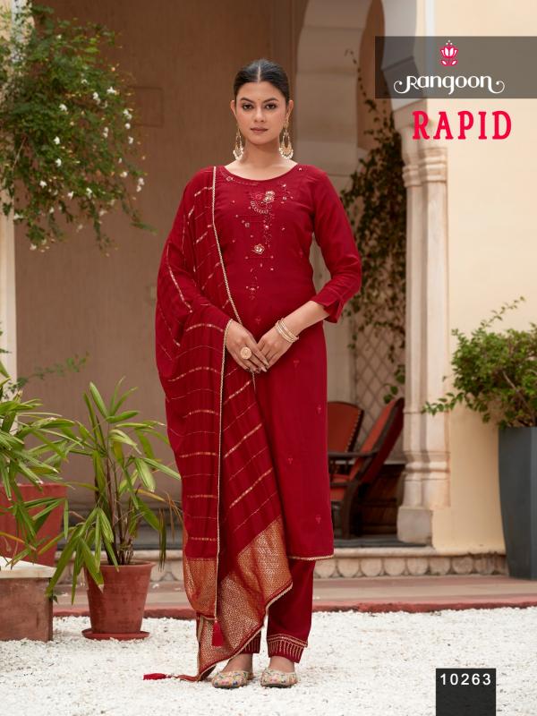 Rangoon Rapid catalog wholesale price for kurti fabrics