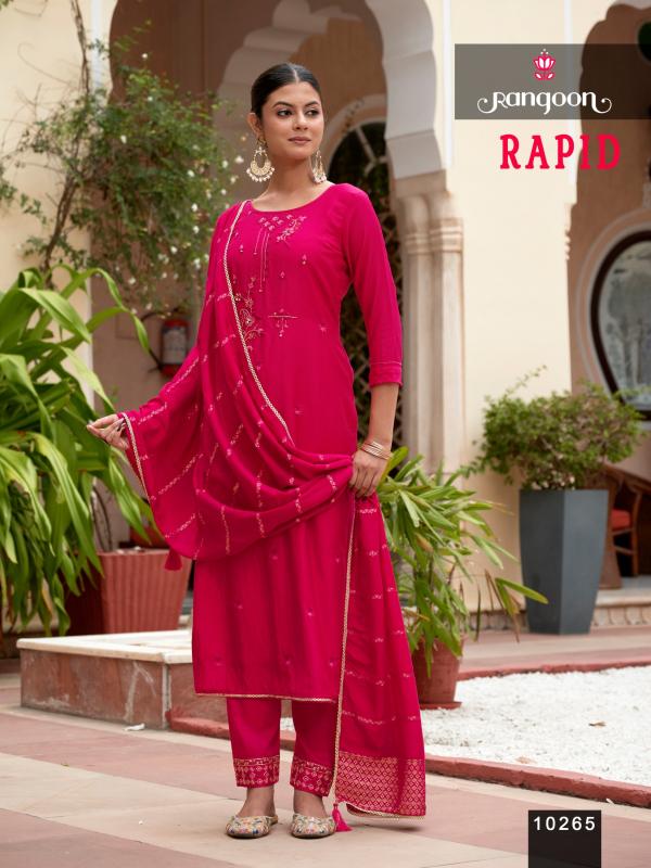 Rangoon Rapid catalog wholesale price for kurti fabrics