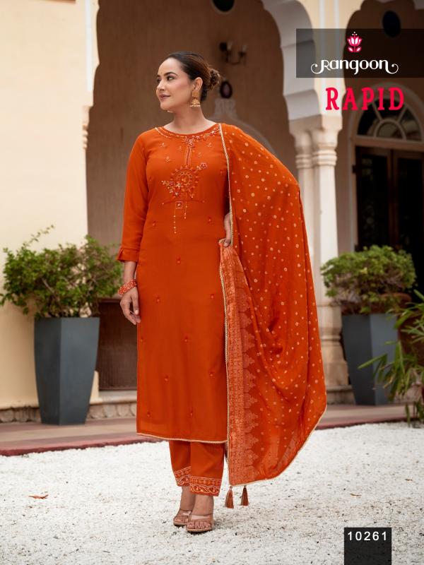 Rangoon Rapid catalog wholesale price for kurti fabrics
