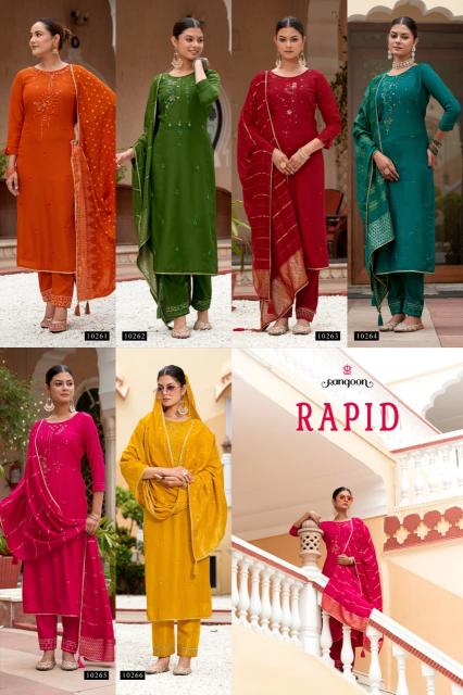 Rangoon Rapid catalog wholesale price for kurti fabrics
