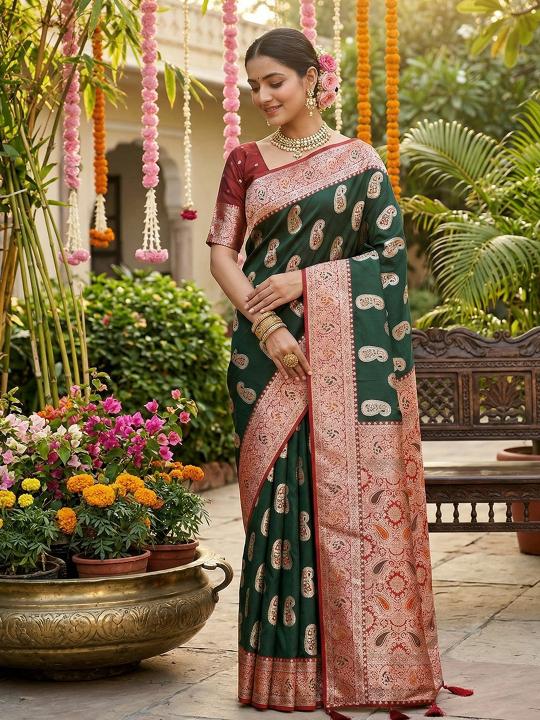 RASHMIKA SILK by shree shyam fashion fancy designer Soft Silk Blend sarees