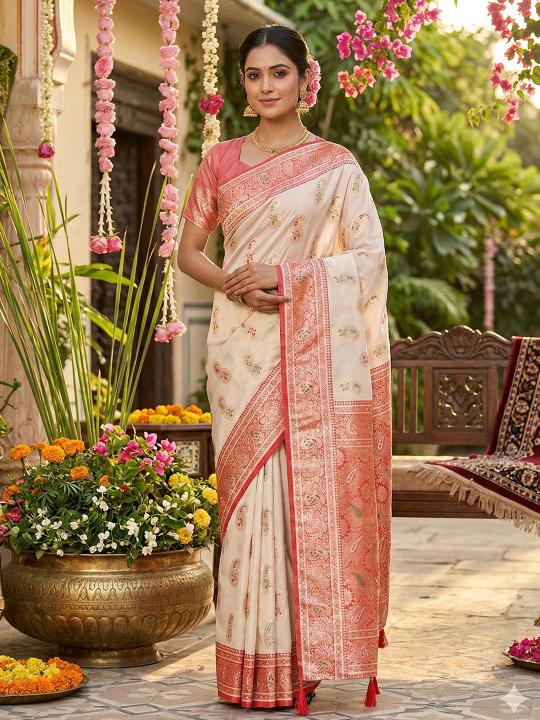 RASHMIKA SILK by shree shyam fashion fancy designer Soft Silk Blend sarees