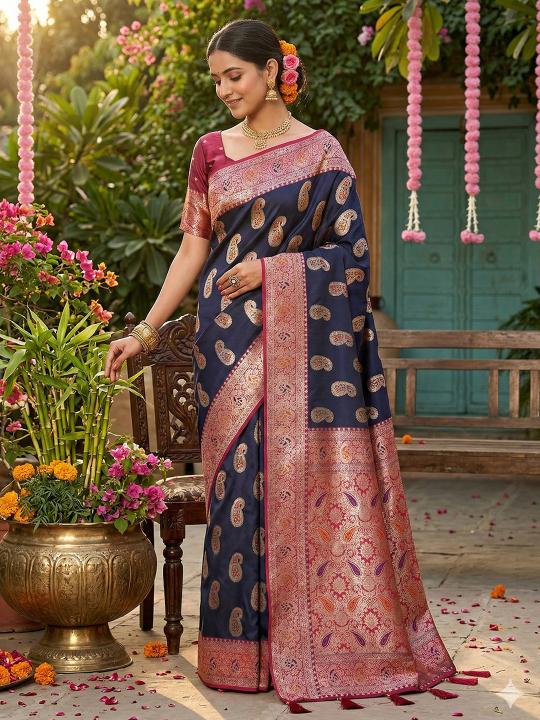 RASHMIKA SILK by shree shyam fashion fancy designer Soft Silk Blend sarees