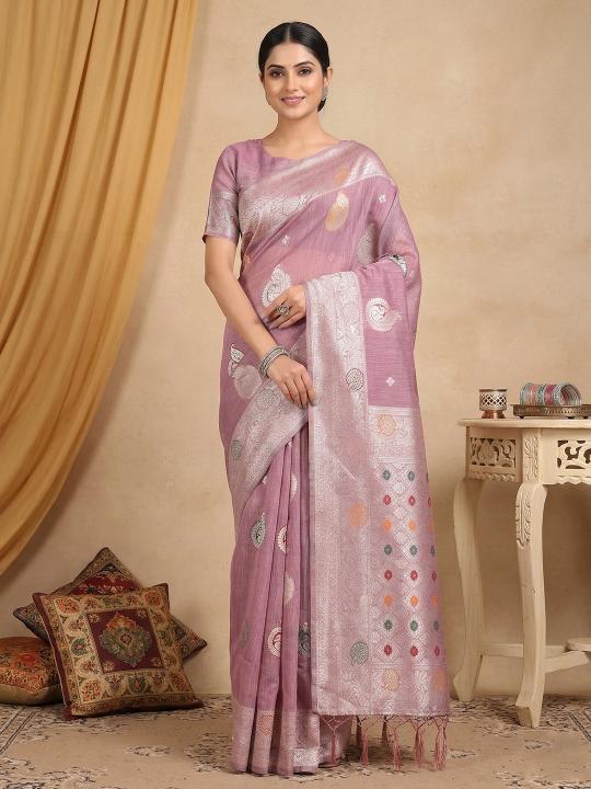 Riwaaz by SHREE SHYAM FASHION fancy designer LINEN COTTON sarees