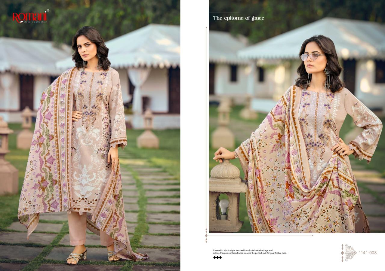 Romani Needle Wonder Vol 10 catalog surat dress material market