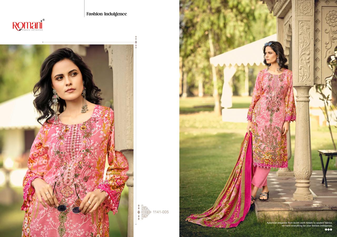 Romani Needle Wonder Vol 10 catalog surat dress material market