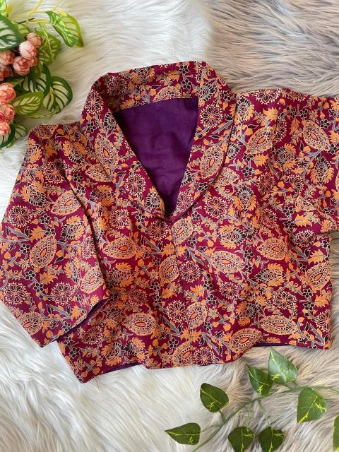 Sabella Ajrakh Cotton vol 1 catalog blouse wholesaler in surat gujarat