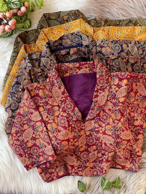 Sabella Ajrakh Cotton vol 1 catalog blouse wholesaler in surat gujarat
