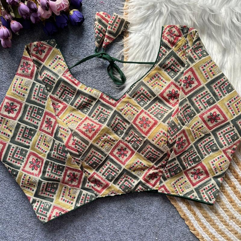 Sabella Astar Pure Khadi Cotton catalog blouse wholesaler surat