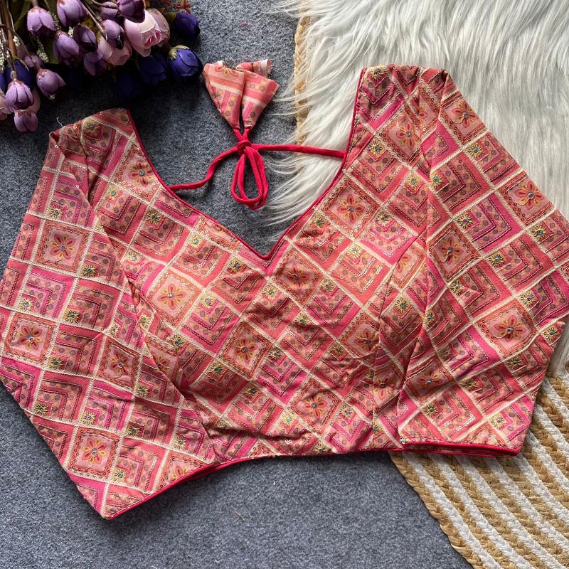 Sabella Astar Pure Khadi Cotton catalog blouse wholesaler surat