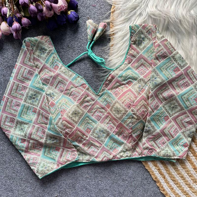 Sabella Astar Pure Khadi Cotton catalog blouse wholesaler surat