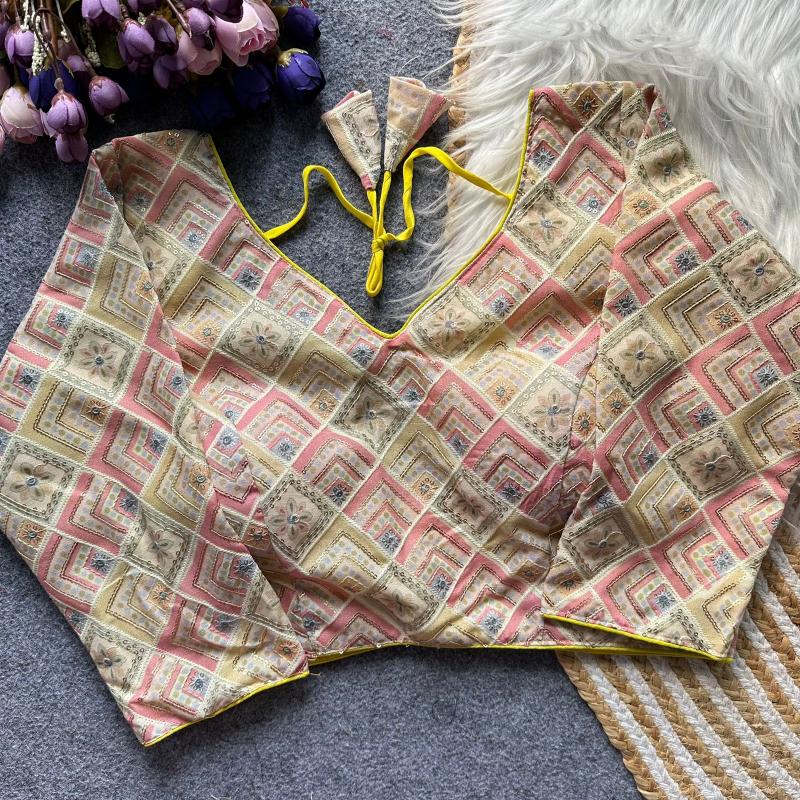 Sabella Astar Pure Khadi Cotton catalog blouse wholesaler surat