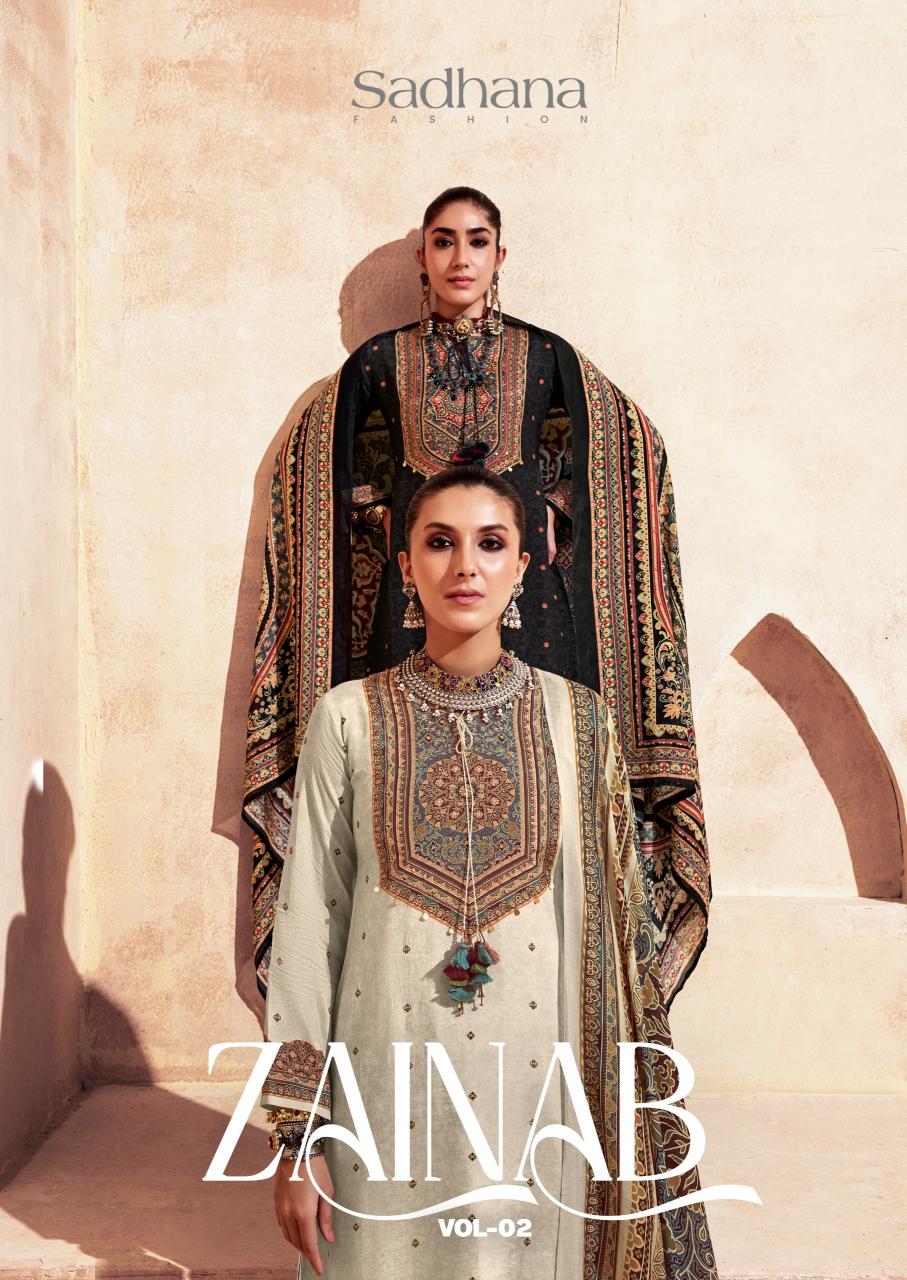Sadhana Fashion Zainab vol 2 catalog wholesale suppliers of salwar kameez in kolkata