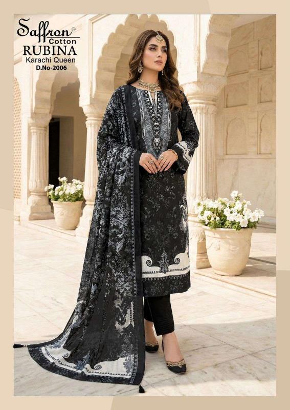 Saffron Cotton Rubina Vol-2 – Pakistani Kurti Pant With Dupatta - Wholesale Catalog