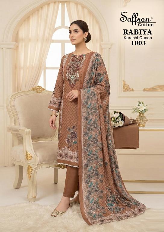 Saffron Rabiya Karachi Queen – Karachi Dress Material - Wholesale Catalog