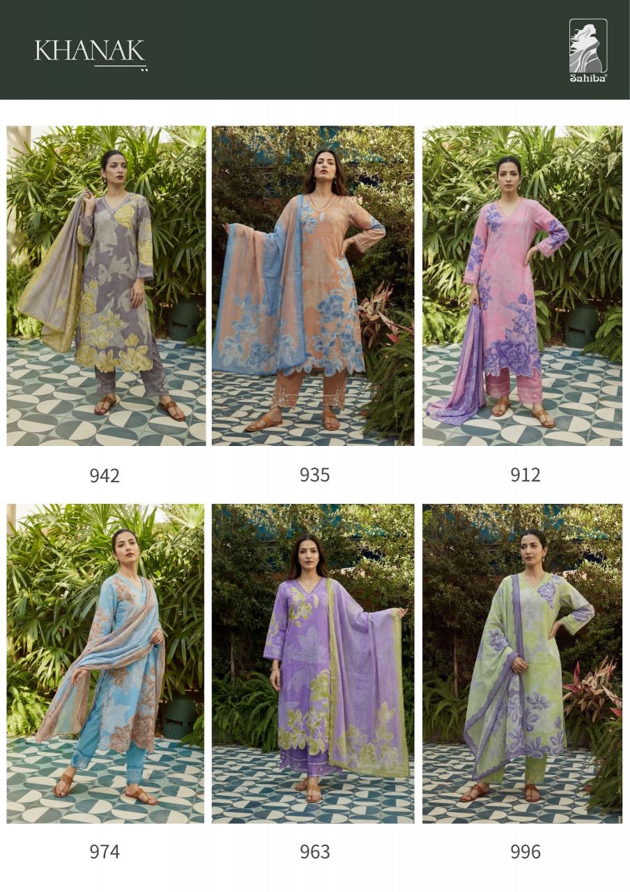 Sahiba Khanak catalog salwar kameez wholesale market in mumbai