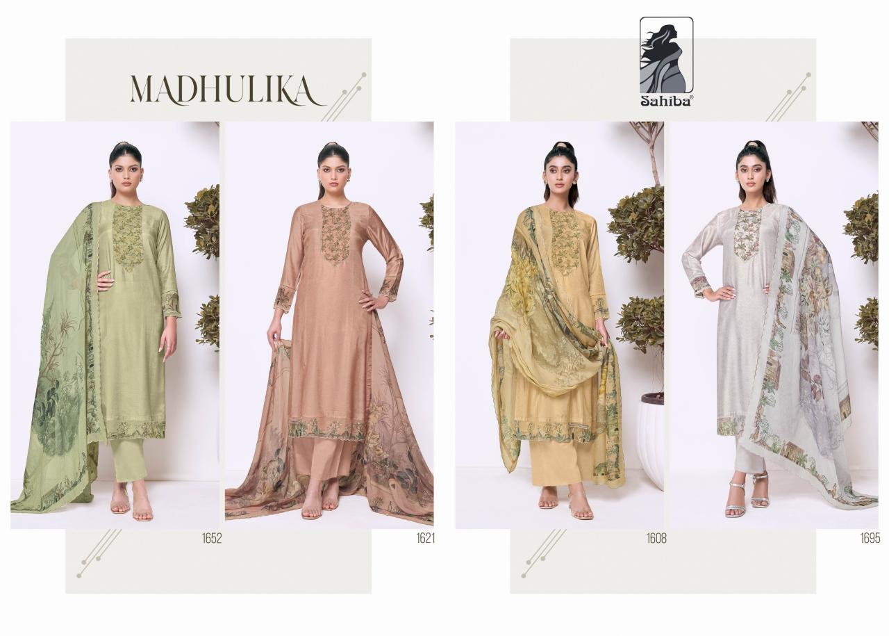Sahiba Madhulika catalog wholesale salwar kameez market in kolkata