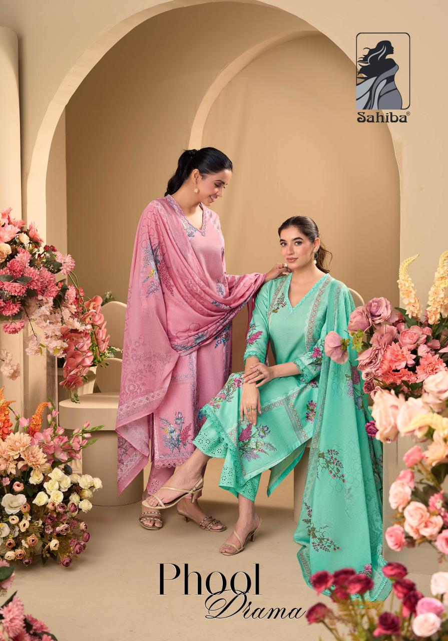 Sahiba Phool Diama catalog wholesale salwar kameez in hyderabad