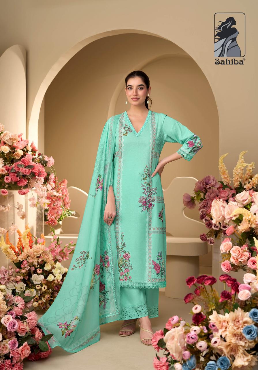 Sahiba Phool Diama catalog wholesale salwar kameez in hyderabad