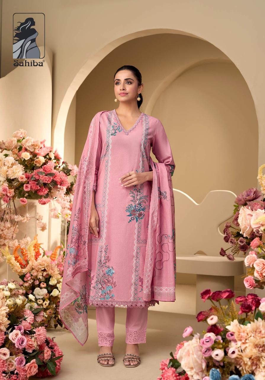 Sahiba Phool Diama catalog wholesale salwar kameez in hyderabad