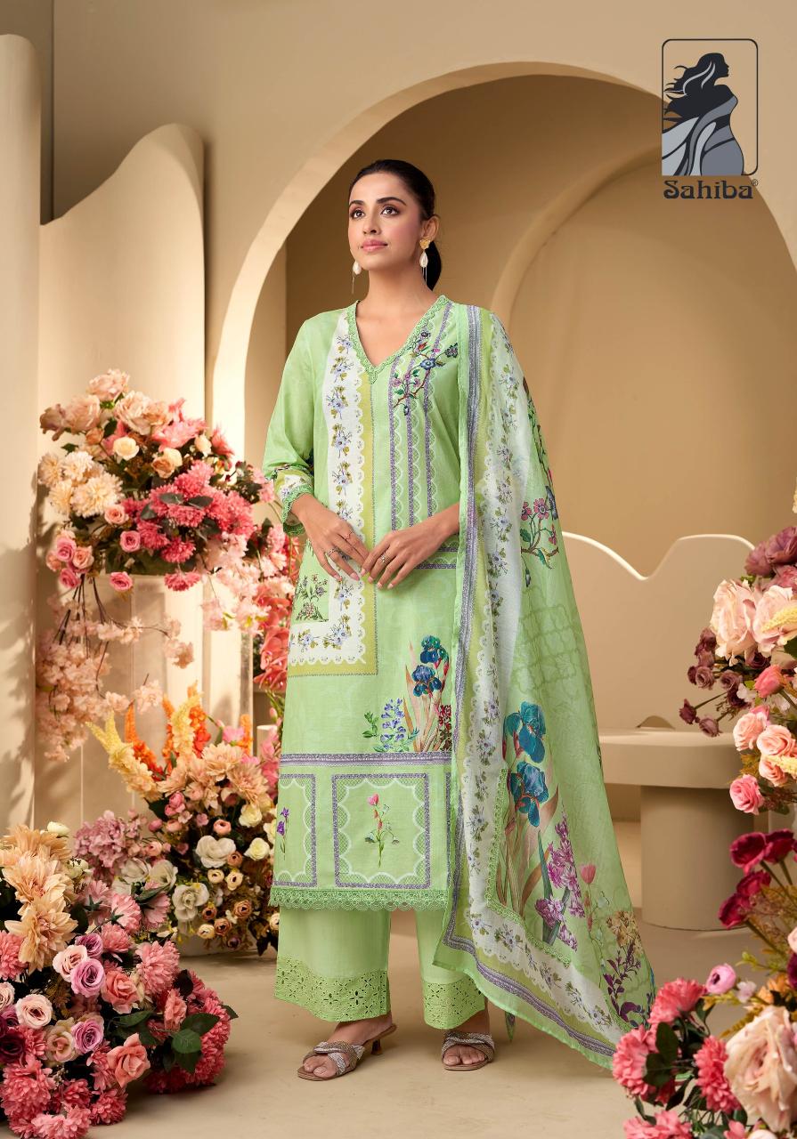 Sahiba Phool Diama catalog wholesale salwar kameez in hyderabad