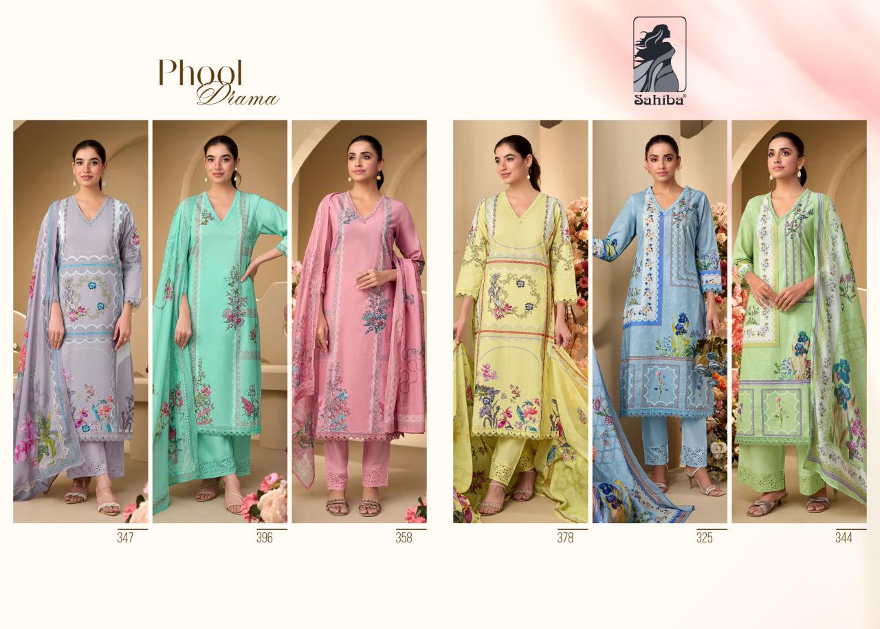 Sahiba Phool Diama catalog wholesale salwar kameez in hyderabad