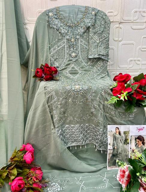 Sajida 1170 catalog original pakistani suits wholesale india