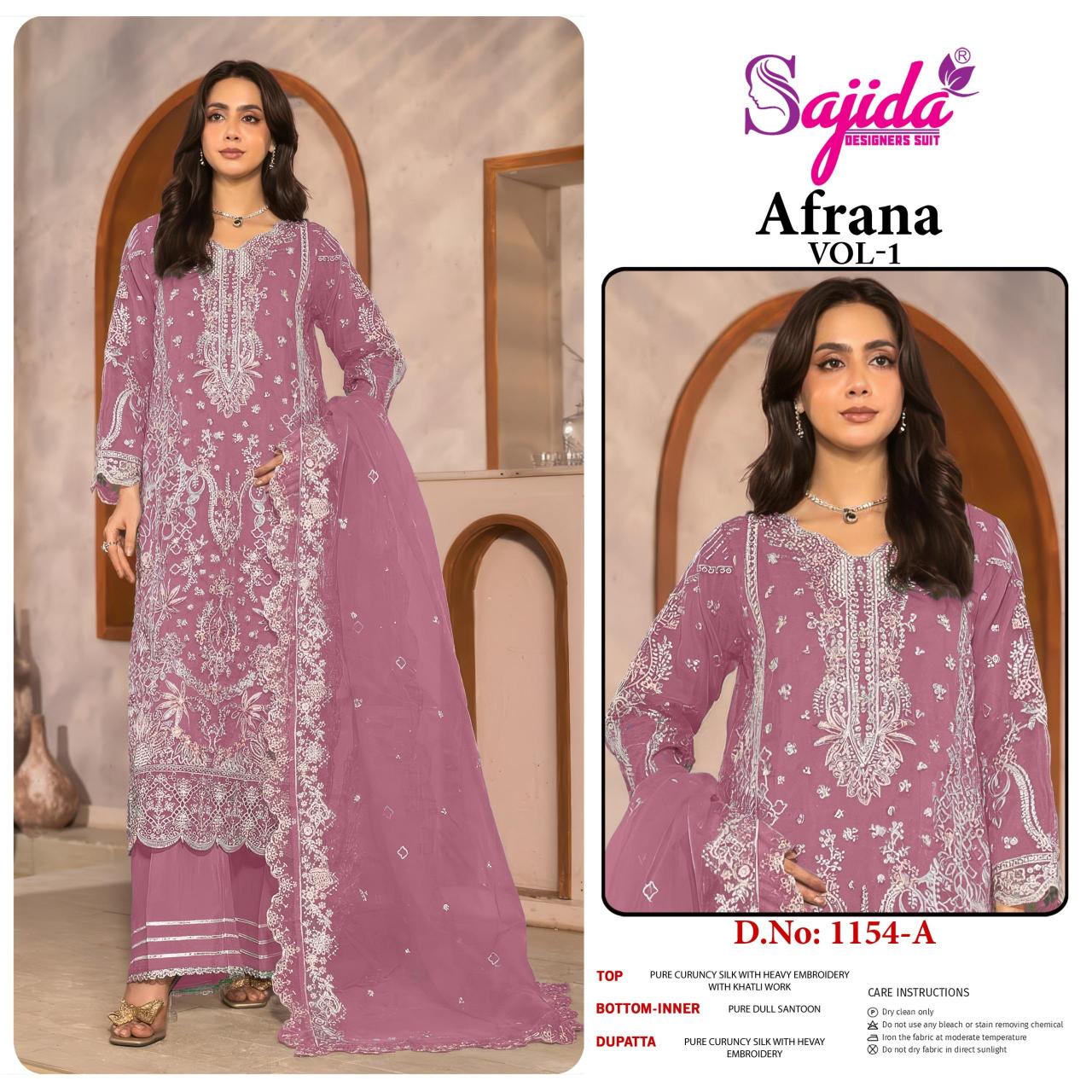 Sajida Afrana Vol 1 catalog pakistani suits catalogue wholesale