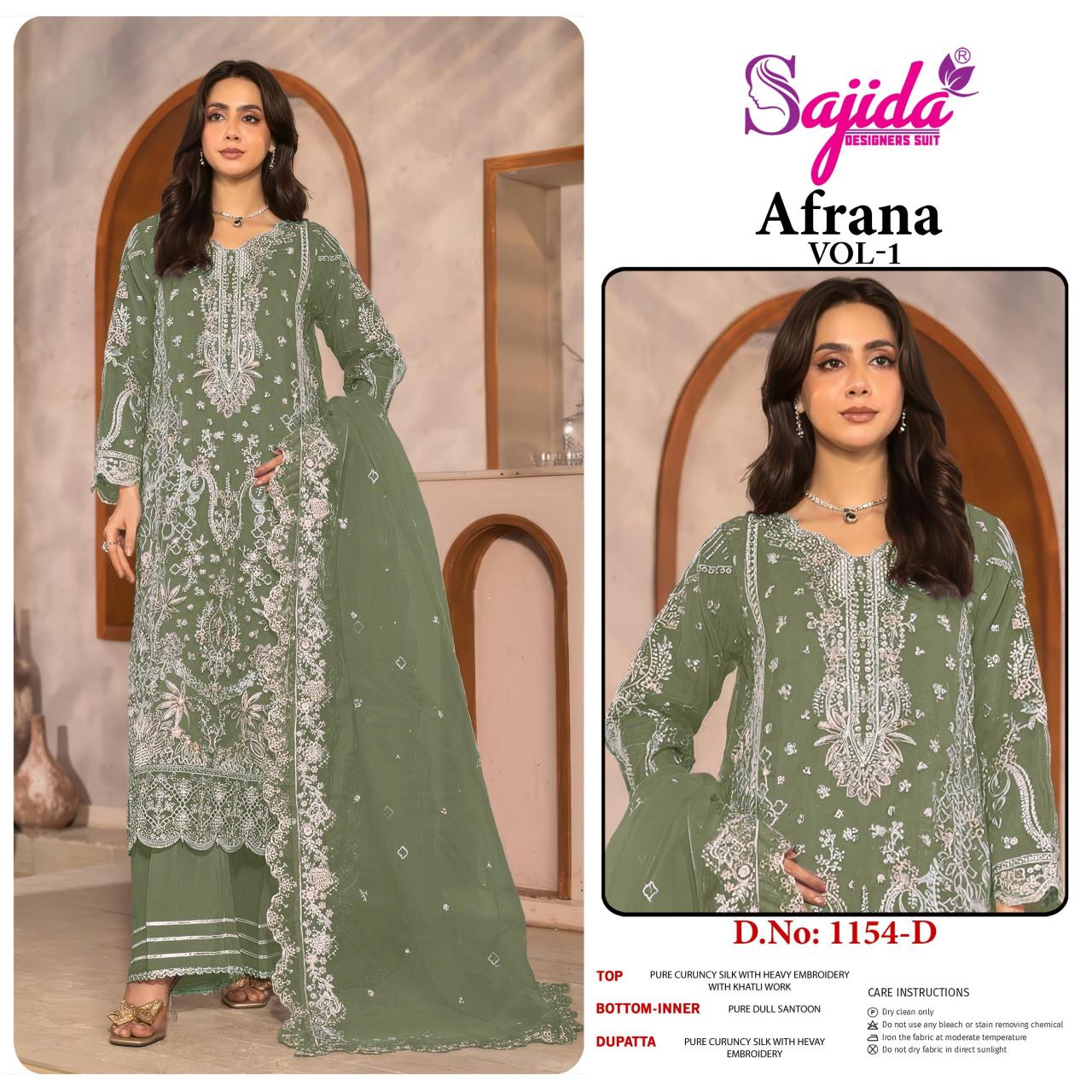 Sajida Afrana Vol 1 catalog pakistani suits catalogue wholesale
