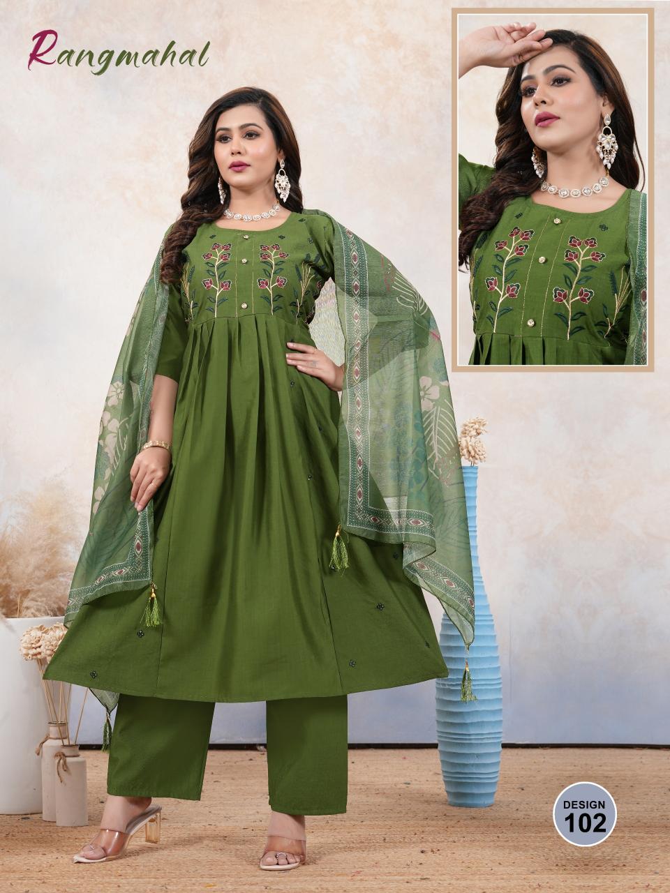 Sammy Rangmahal catalog ladies kurtis wholesale ludhiyana