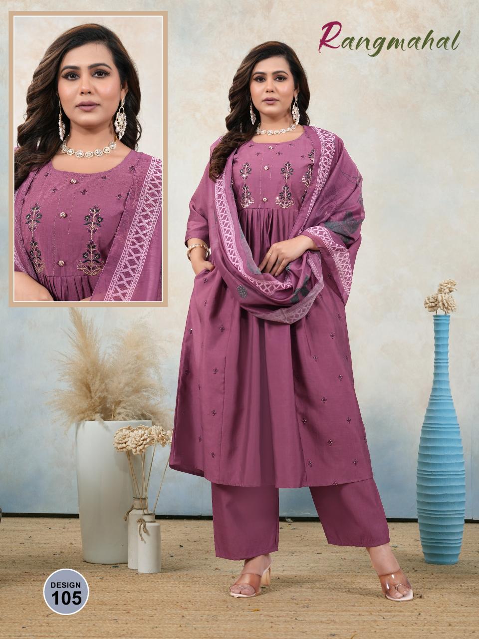 Sammy Rangmahal catalog ladies kurtis wholesale ludhiyana