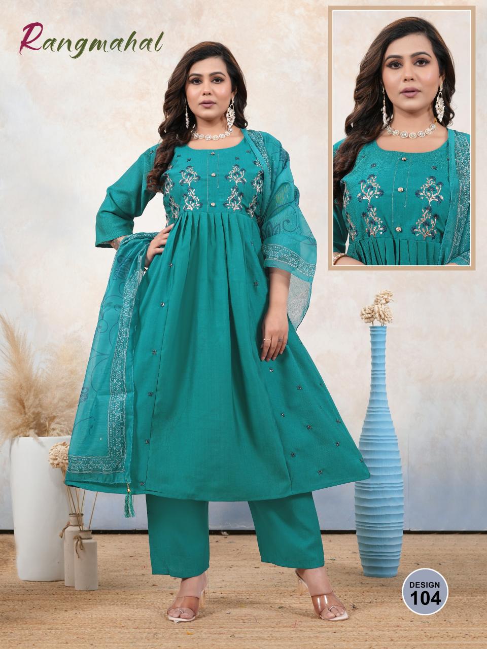 Sammy Rangmahal catalog ladies kurtis wholesale ludhiyana