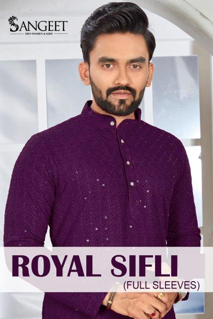 Sangeet Royal Sifl vol 6 catalog mens kurti wholesaler