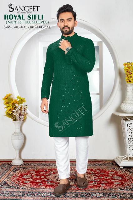Sangeet Royal Sifl vol 6 catalog mens kurti wholesaler