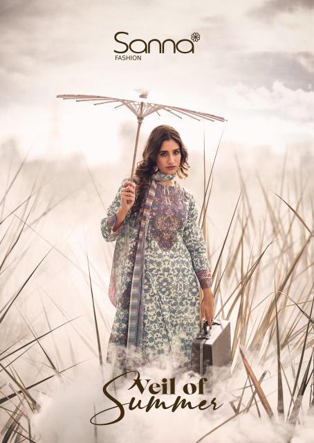 Sanna Veil of Summer catalog salwar kameez material wholesale