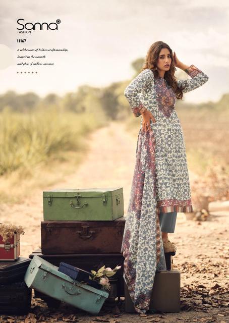 Sanna Veil of Summer catalog salwar kameez material wholesale