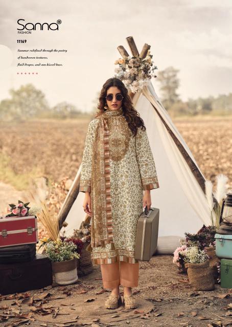 Sanna Veil of Summer catalog salwar kameez material wholesale