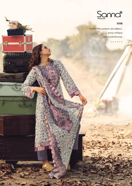 Sanna Veil of Summer catalog salwar kameez material wholesale