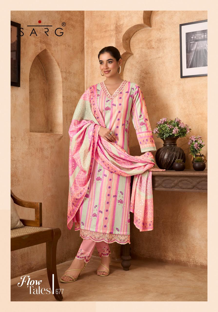 Sarg Flow Tales catalog wholesale suppliers of salwar kameez in kolkata