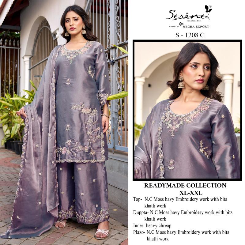 Serine S 1208 catalog wholesale pakistani designer suits in delhi