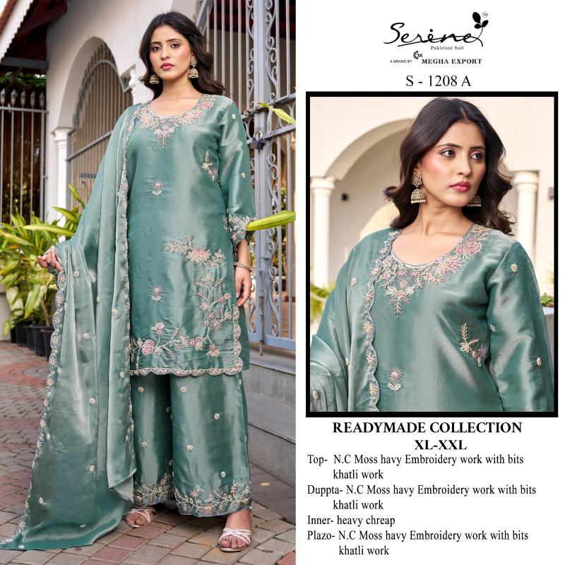 Serine S 1208 catalog wholesale pakistani designer suits in delhi
